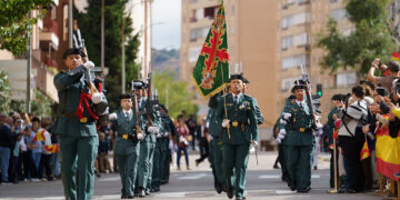 La subdelegada del Gobierno en Guadalajara reconoce la labor de la teniente coronel Cristina Moreno al frente de la Comandancia en vísperas de su despedida