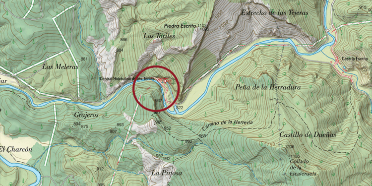 Vídeo reportaje. La Hoz de los Toriles, los gancheros y una de romanos 1 MAPA TORILES