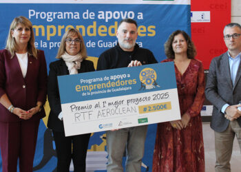 RTF Aeroclean, gana la octava edición del programa de apoyo a emprendedores de la provincia de CEOE-Cepyme Guadalajara y la Diputación provincial