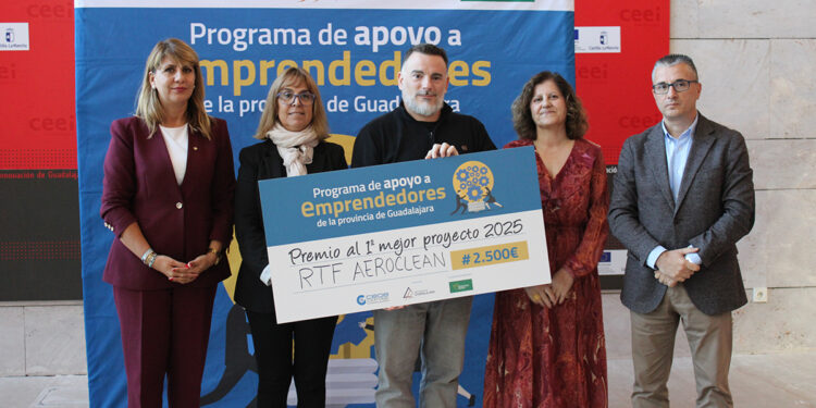 RTF Aeroclean, gana la octava edición del programa de apoyo a emprendedores de la provincia de CEOE-Cepyme Guadalajara y la Diputación provincial