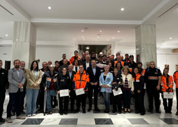 Un total de 38 voluntarios de 14 agrupaciones de Protección Civil de Guadalajara supera el Curso de Formación Básica para Voluntariado
