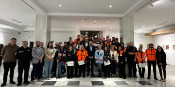 Un total de 38 voluntarios de 14 agrupaciones de Protección Civil de Guadalajara supera el Curso de Formación Básica para Voluntariado