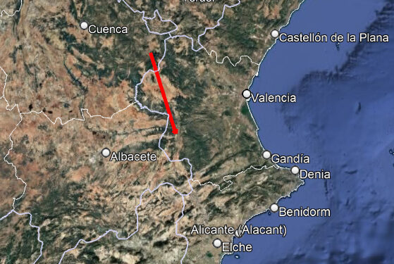 Una impresionante bola de fuego iniciada en Garaballa ilumina la noche en España