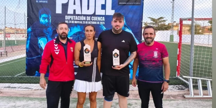Villanueva de la Jara pone el punto final a la fase clasificatoria del XII Circuito de Pádel Diputación de Cuenca