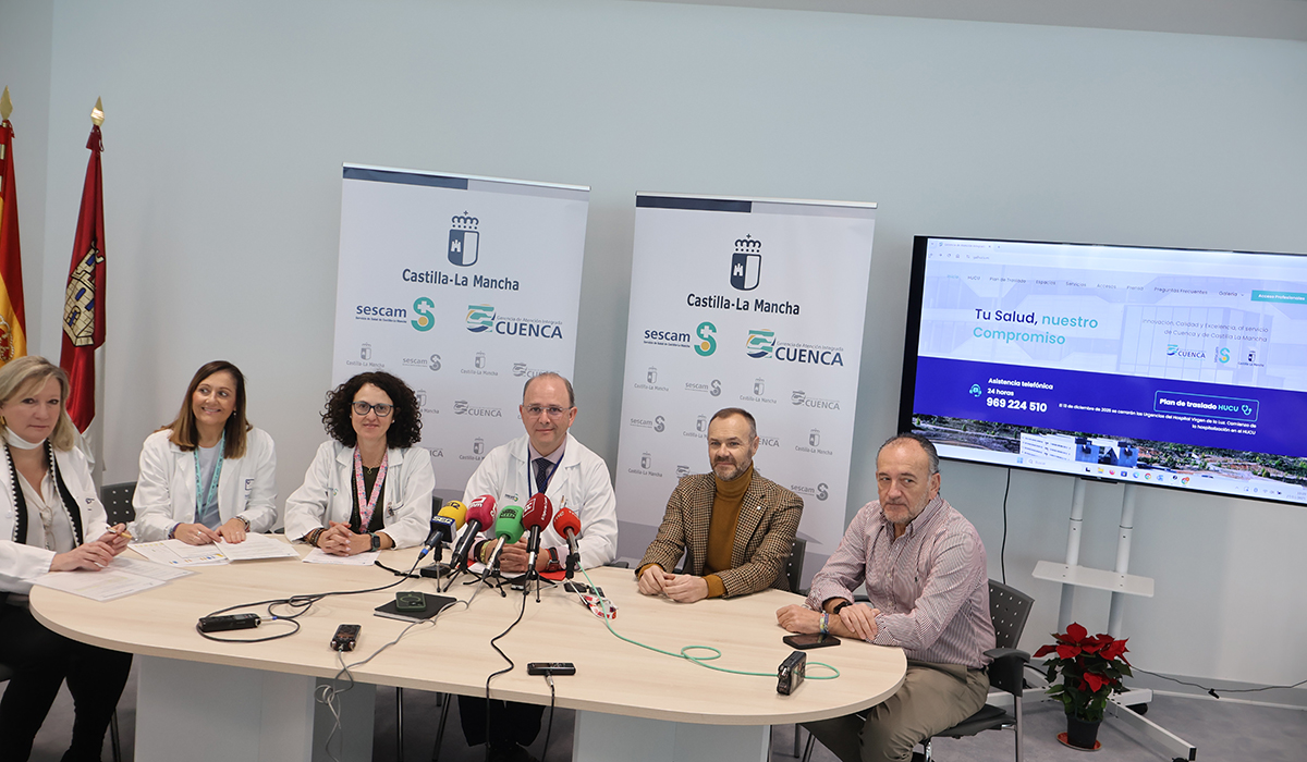 A partir del 13 de diciembre se trasladarán cada día entre 24 y 32 pacientes ingresados en el Virgen de la Luz al Hospital Universitario de Cuenca 2 A partir del 13 de diciembre se trasladarán entre 24 y 32 pacientes ingresados en el Virgen de la Luz al Hospital Universitario de Cuenca