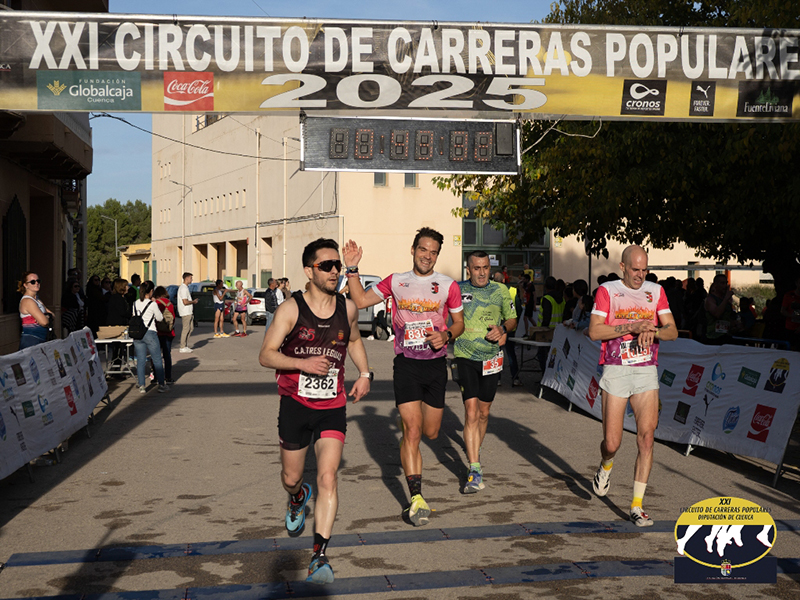 Ascensión Leal y Alfonso Martínez se alzan como vencedores en la participativa VI edición de las 10 mil zancadas de Ledaña 2 Ascensión Leal y Alfonso Martínez se alzan como vencedores en la participativa VI edición de las 10 mil zancadas de Ledaña