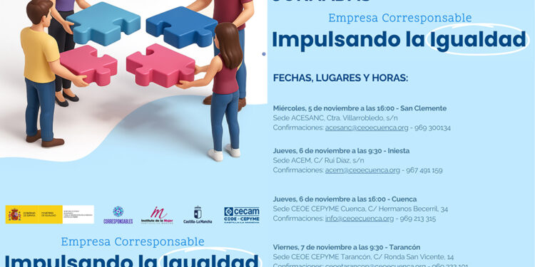 CEOE-Cepyme Cuenca celebra cuatro jornadas para impulsar la igualdad en las empresas 1 Empresa Corresponsable - 2