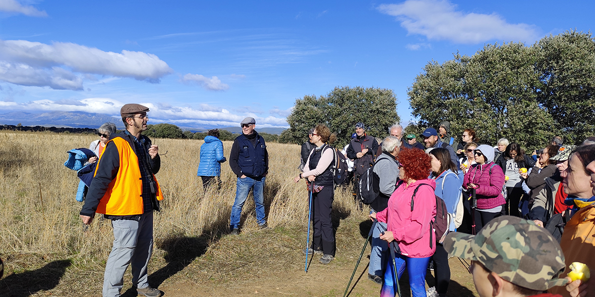 Cerca de 130 senderistas recorren la ruta entre El Cubillo de Uceda y Valdenuño Fernández de la mano de Campiñeando