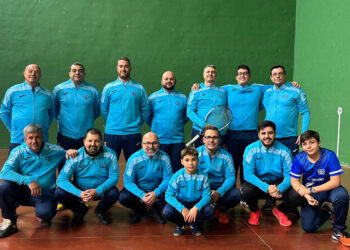 Romanones A se queda líder en solitario de la Liga Provincial de Frontenis de Guadalajara