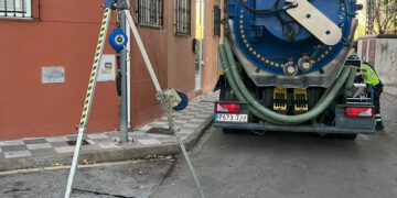 El Ayuntamiento de Cuenca lleva a cabo la limpieza de los colectores municipales de Nohales