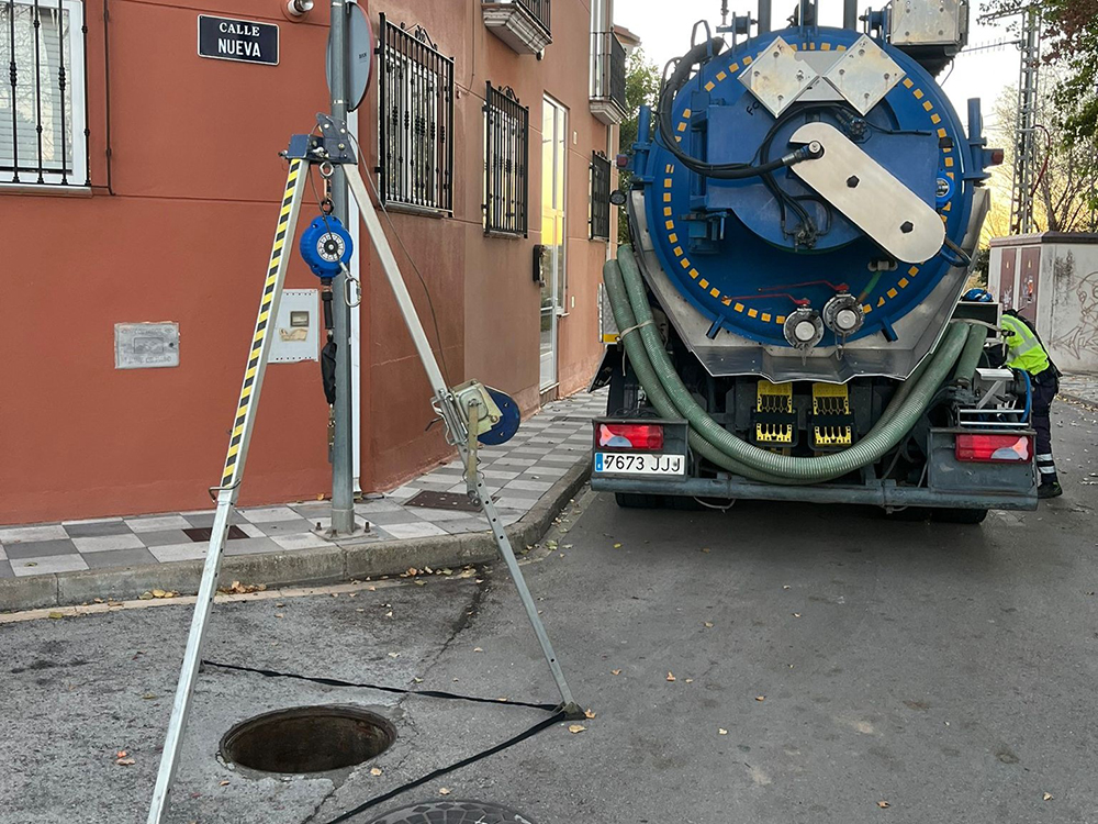 El Ayuntamiento de Cuenca lleva a cabo la limpieza de los colectores municipales de Nohales 2 El Ayuntamiento de Cuenca lleva a cabo la limpieza de los colectores municipales de Nohales
