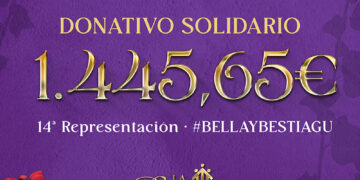 El Grupo de Teatro Salesianos dona 1.445,65 euros a Misiones Salesianas con su función solidaria de La Bella y la Bestia