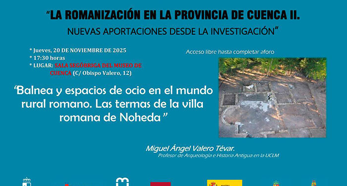 El Museo de Cuenca desvela los secretos de las termas de la villa romana de Noheda en una conferencia