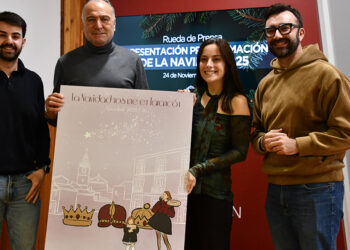 El cartel de Cristina Saiz anuncia “La Navidad nos une en Tarancón”