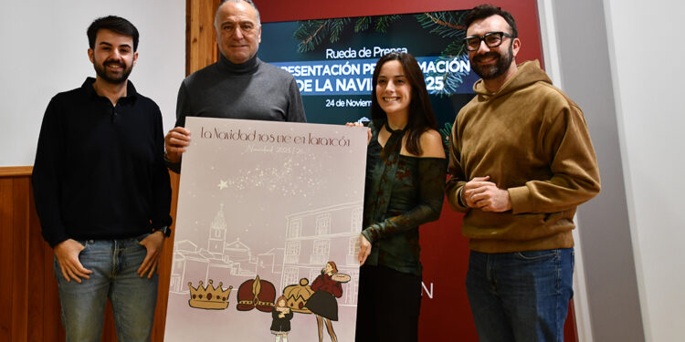 El cartel de Cristina Saiz anuncia “La Navidad nos une en Tarancón”