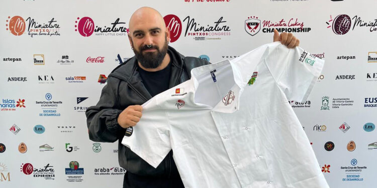 Enki López, de Kadon, representa a Castilla-La Mancha en el Miniature Pintxos Congress de Vitoria-Gasteiz