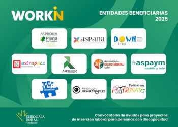 Fundación Eurocaja Rural selecciona las 10 entidades beneficiarias de sus ayudas 'WORKIN' para impulsar la inserción laboral de personas con discapacidad