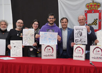 Ganadores y participantes del IV Concurso de Tira Cómica 'Vinos de La Mancha'
