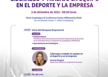 Gemma Mengual protagonista del desayuno deportivo empresarial de APEDEGU, CEOE-Gepyme Guadalajara y el Ayuntamiento de Guadalajara