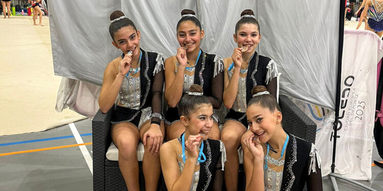 Gran actuación del Club Rítmica Huécar en Toledo