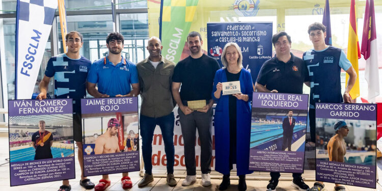 Guadalajara rinde homenaje a sus deportistas internacionales en salvamento y socorrismo