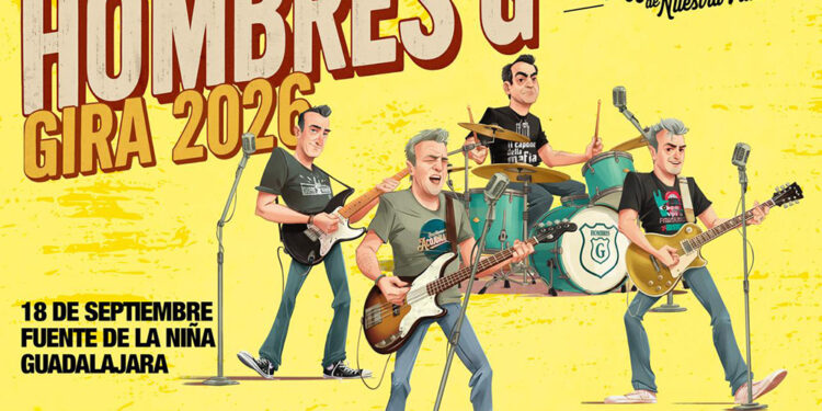Guadalajara será sede de la gira “Los Mejores Años de Nuestra Vida 2026” de Hombres G