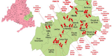 Henares en Verde denuncia un 'drama humano y ambiental' por las macroplantas fotovoltaicas en la Alcarria Madrileña