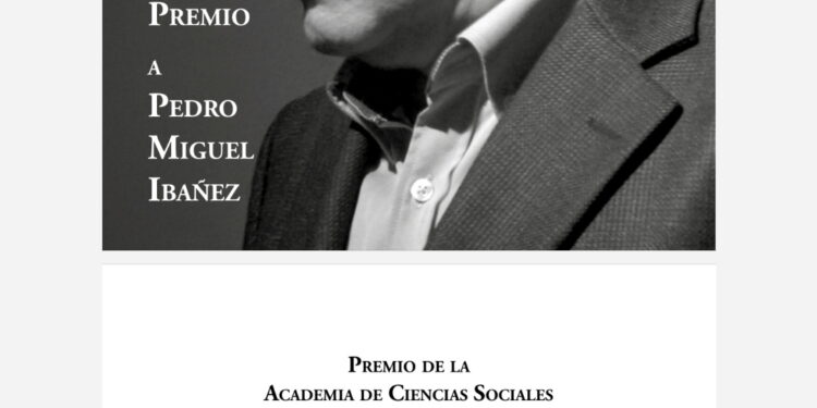 INVITACION PREMIO ACADEMIA CASTILLA LA MANCHA A PEDRO MIGUEL IBANEZ