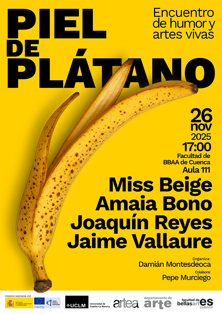 Joaquín Reyes, Miss Beige y Amaia Bono exploran los límites del humor en la Facultad de Bellas Artes con Piel de Plátano