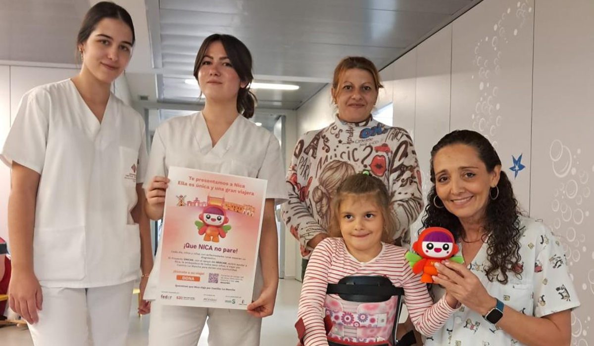 La campaña ‘El Viaje de Nica’ llega a los hospitales públicos de Castilla-La Mancha para dar a conocer el proyecto Únicas 2 La campaña ‘El Viaje de Nica’ llega a los hospitales públicos de Castilla-La Mancha para dar a conocer el proyecto Únicas