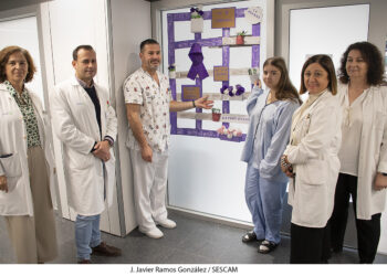 Los niños usuarios del Aula Hospitalaria 'La Pecera' se suman a la celebración del Día Internacional de la Eliminación de la Violencia sobre las Mujeres