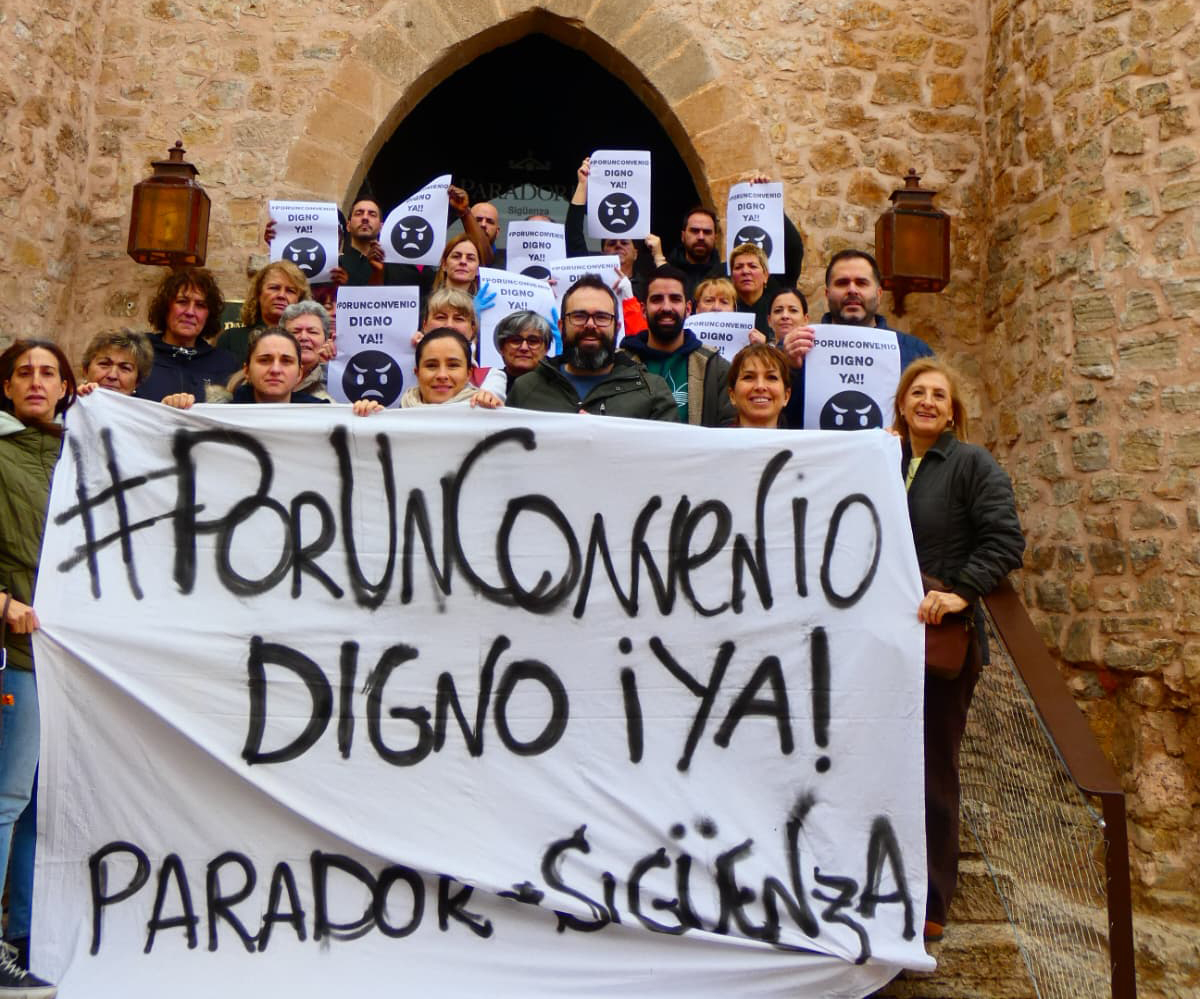 Los trabajadores de Paradores vuelven a movilizarse ante la falta de avances de sus reclamaciones