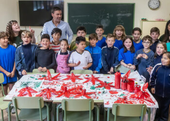 Más de 3.500 escolares de Guadalajara dan vida al Bosque Navideño con 24 árboles hechos con materiales reciclados 10 Más de 3.500 escolares de Guadalajara dan vida al Bosque Navideño con 24 árboles hechos con materiales reciclados