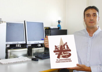 Rubén Lucas García gana el concurso del diseño del logotipo por el 75 aniversario del paso de La Exaltación