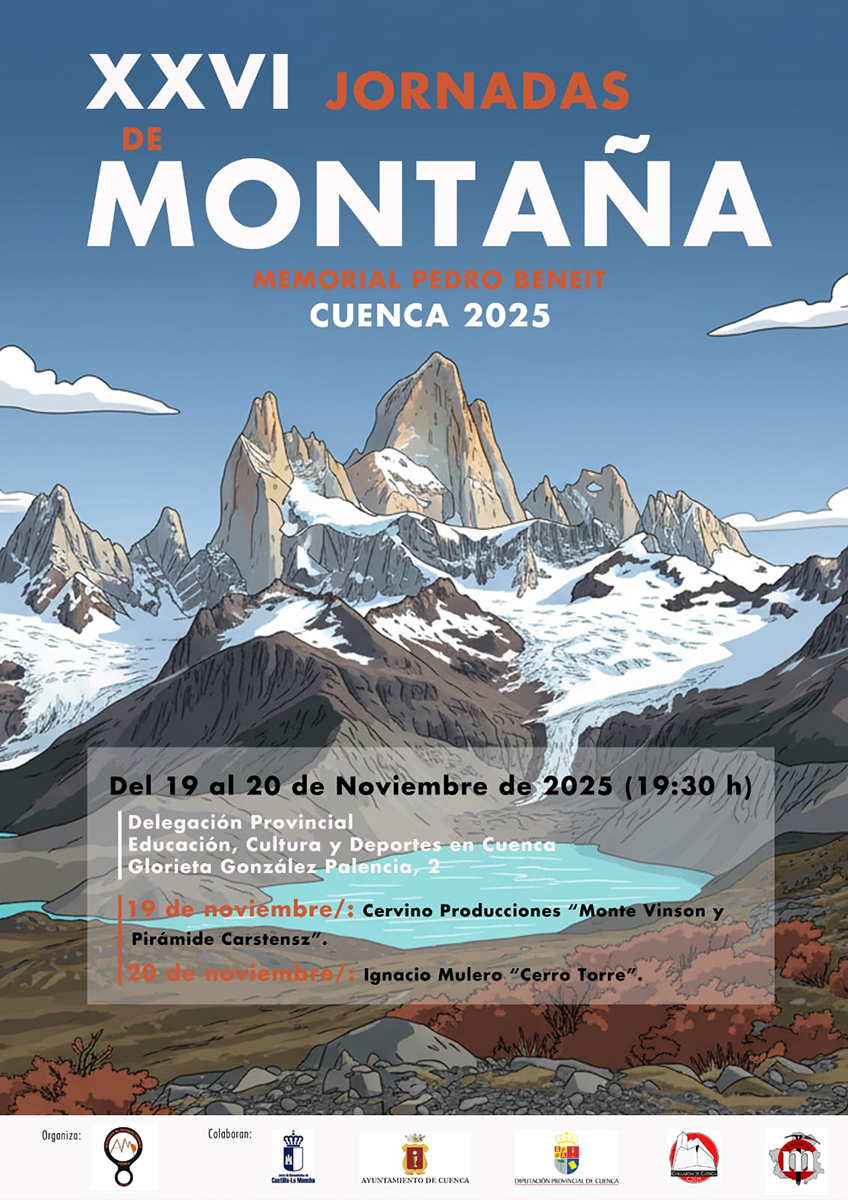 XXVI Jornadas de Montaña “Memorial Pedro Beneit” en Cuenca: aventura, documental y escalada extrema 2 XXVI Jornadas de Montaña “Memorial Pedro Beneit” en Cuenca aventura, documental y escalada extrema
