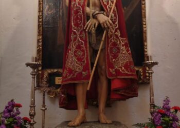La Hermandad de Jesús con la Caña en la solemnidad de Cristo Rey del Universo