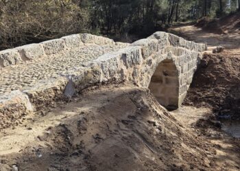 Finalizan las obras de restauración del Puente el Canto (“Puente Romano”) de Jábaga 4 Finalizan las obras de restauración del Puente el Canto (“Puente Romano”) de Jábaga