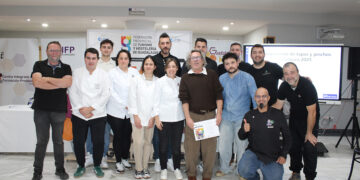 Alberto Merchante del restaurante El rincón de la Espe de Albalate de Zorita, gana el III Campeonato de Tapas y Pinchos de la Federación de Turismo y Hostelería de Guadalajara