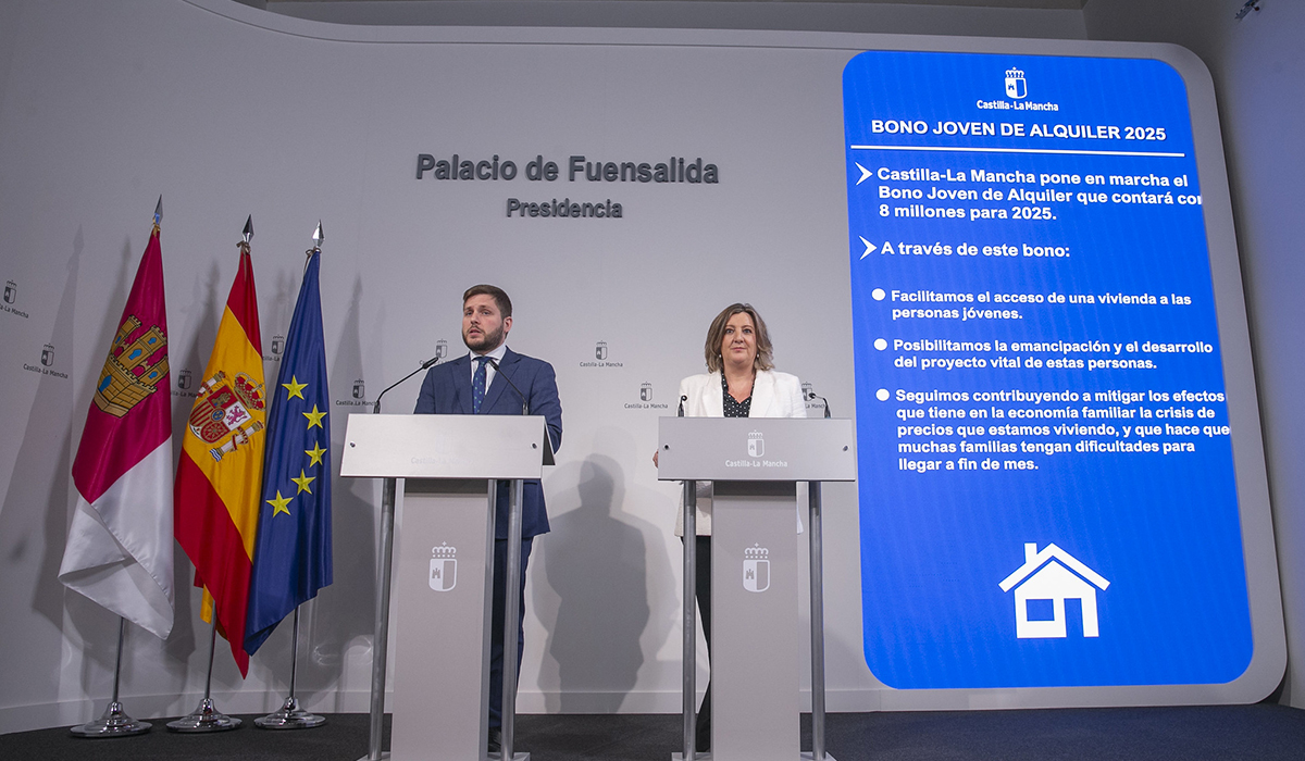 Castilla-La Mancha convoca por tercera vez el Bono de Alquiler Joven, dotado de ocho millones de euros 2 Castilla-La Mancha convoca por tercera vez el Bono de Alquiler Joven, dotado de ocho millones de euros