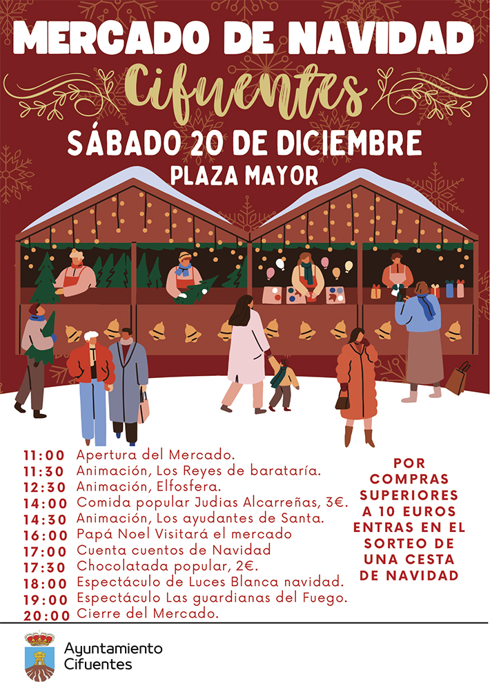 Cifuentes se viste de Navidad con su tradicional Mercado Navideño este sábado 20 de diciembre 2 Cifuentes se viste de Navidad con su tradicional Mercado Navideño este sábado 20 de diciembre