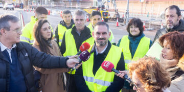 Comienzan las obras de rehabilitación de la calle Dos de Mayo de Guadalajara con ciclo carril y 53 nuevas plazas de aparcamiento