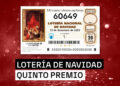 El 60649, un Quinto Premio de la Lotería de Navidad, cae en Cuenca capital