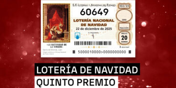 El 60649, un Quinto Premio de la Lotería de Navidad, cae en Cuenca capital