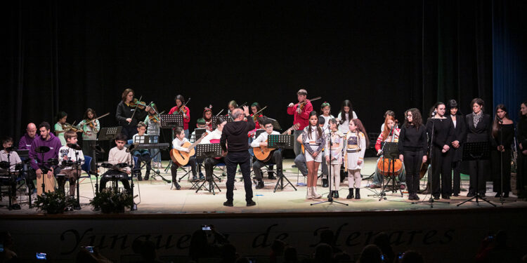 El Centro Cultural Miguel de Cervantes acoge el Concierto de Navidad de la Escuela de Música de Yunquera de Henares