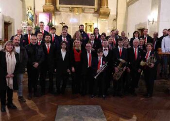 El Coro de Santa María proclama la Navidad en Sigüenza