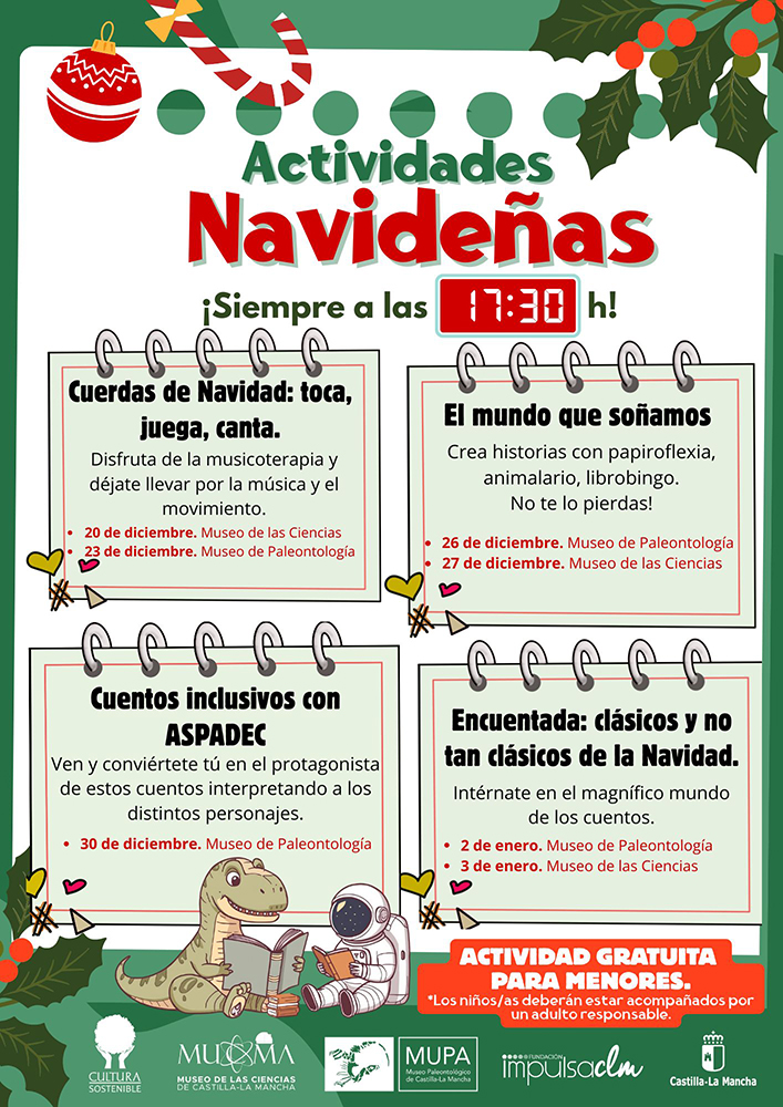 El Museo de las Ciencias y el MUPA celebran la Navidad con actividades para toda la familia 2 El Museo de las Ciencias y el MUPA celebran la Navidad con actividades para toda la familia