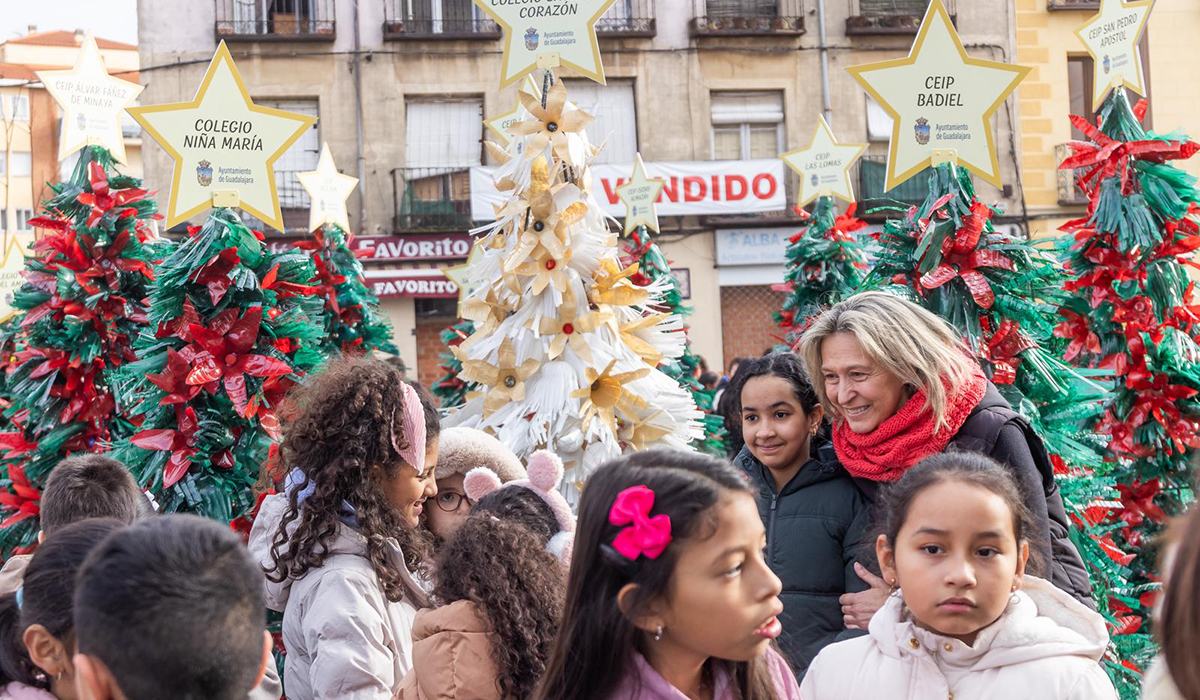 Inaugurado el “Bosque del Reciclaje Escolar” creado por más de 3.500 escolares de 23 centros educativos de Guadalajara 2 Inaugurado el “Bosque del Reciclaje Escolar” creado por más de 3.500 escolares de 23 centros educativos