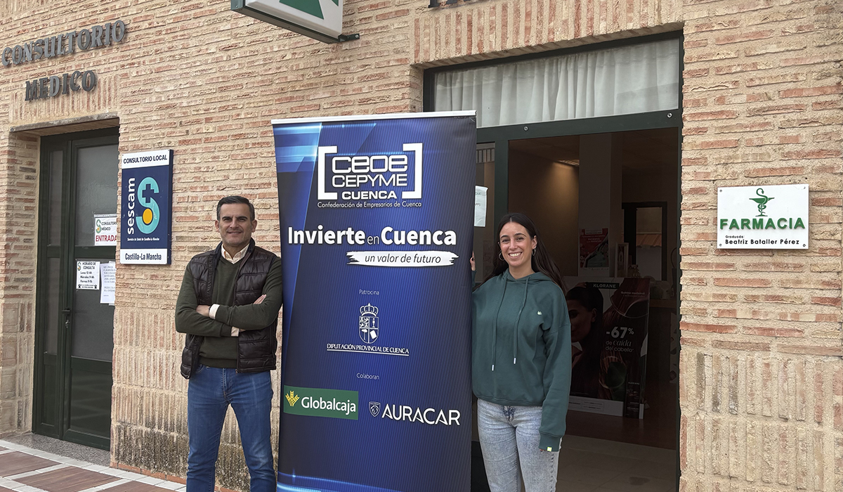 Invierte en Cuenca respalda la apertura de una nueva farmacia en Enguídanos 2 Invierte en Cuenca respalda la apertura de una nueva farmacia en Enguídanos