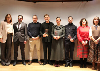 Juan Carlos Pajares, recoge su Premio Juventud Empresarial 2025 en los premios AJE Guadalajara