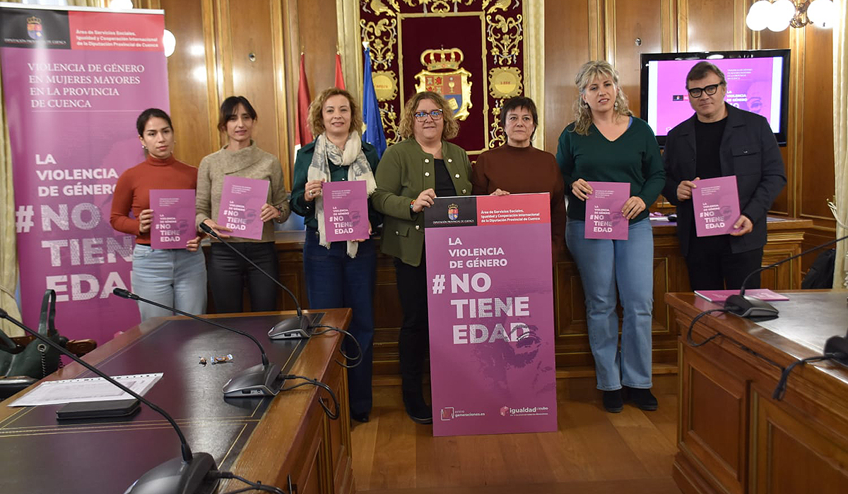 La Diputación de Cuenca presenta el estudio sobre la violencia de género en mujeres mayores en el que han participado más de 400 personas 2 La Diputación de Cuenca presenta el estudio sobre la violencia de género en mujeres mayores en el que han participado más de 400 personas